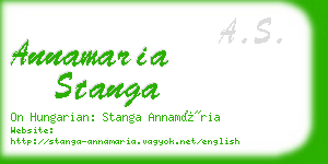 annamaria stanga business card